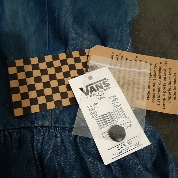 Vans Womens Denim Summer Dress (Vintage Blue) - Picture 8 of 10